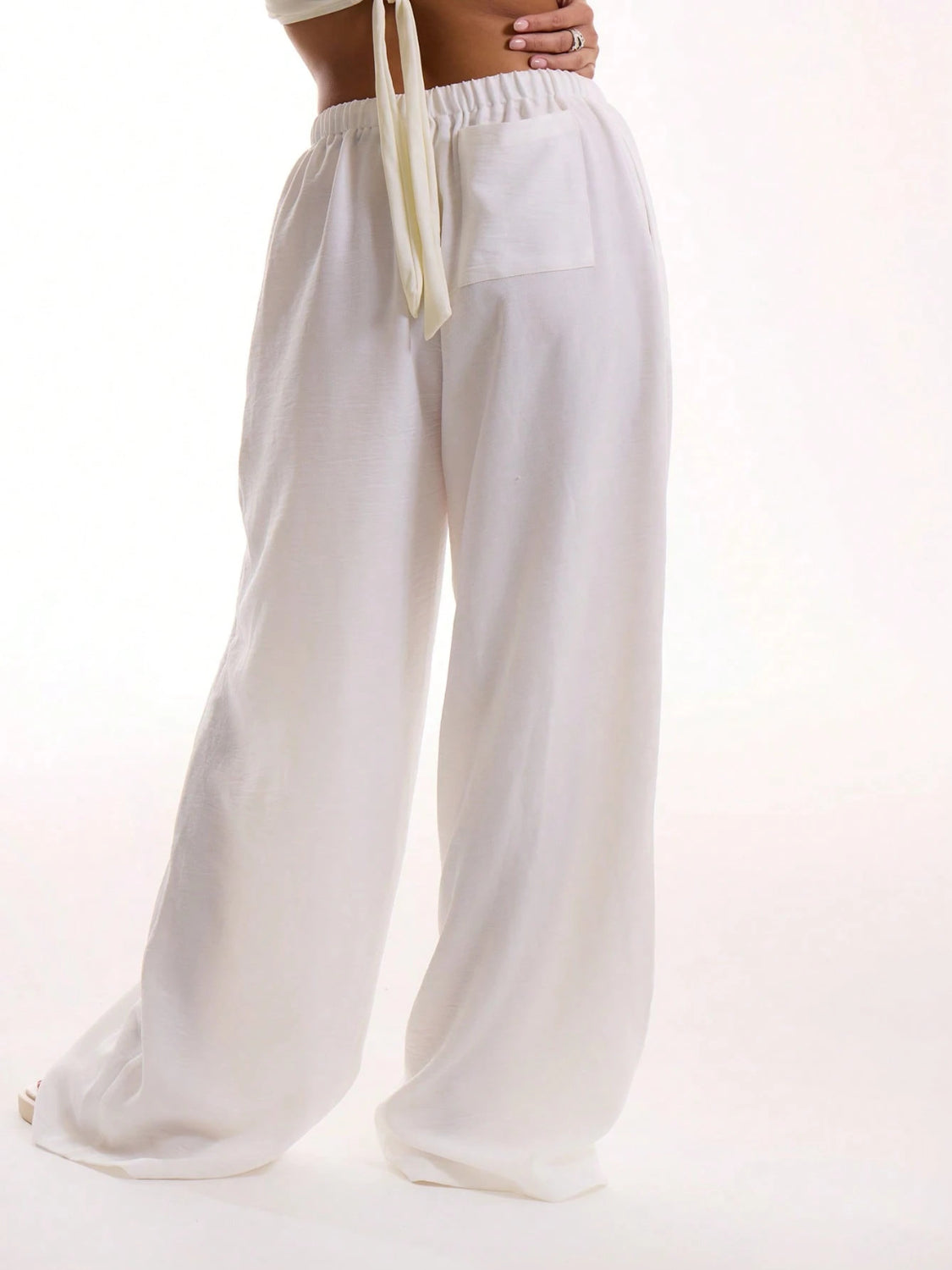 Drawstring Wide Leg Pants - Smart Shopper