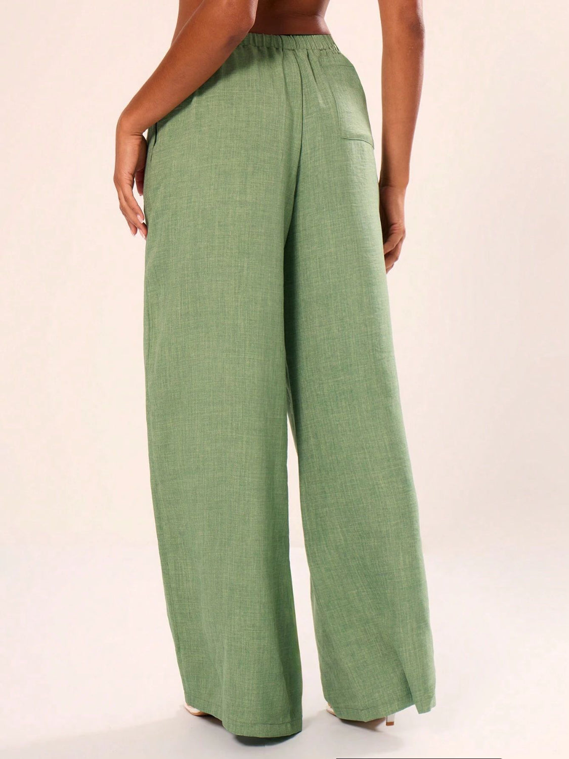 Drawstring Wide Leg Pants - Smart Shopper