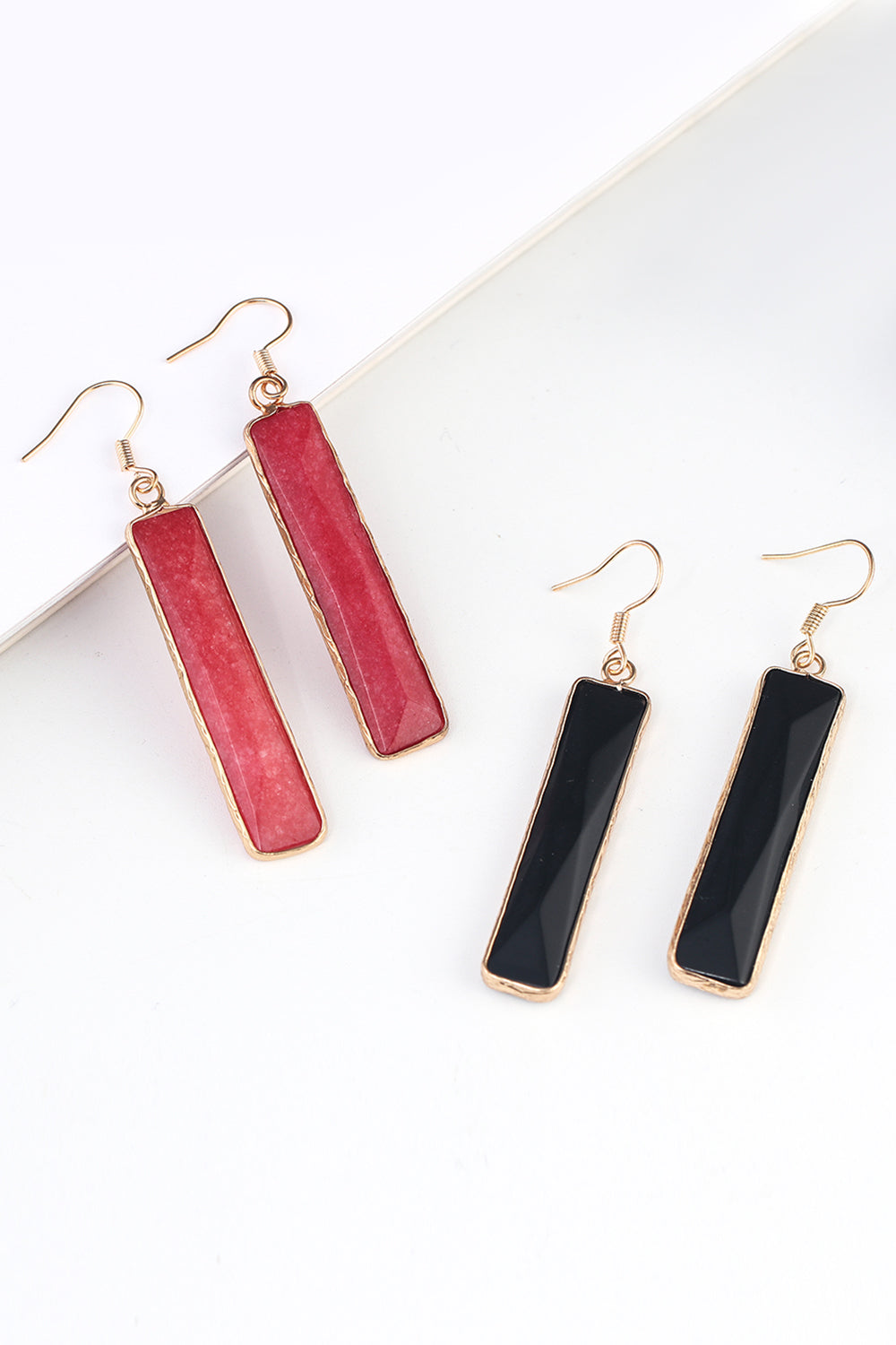 Natural Stone Drop Earrings - Smart Shopper