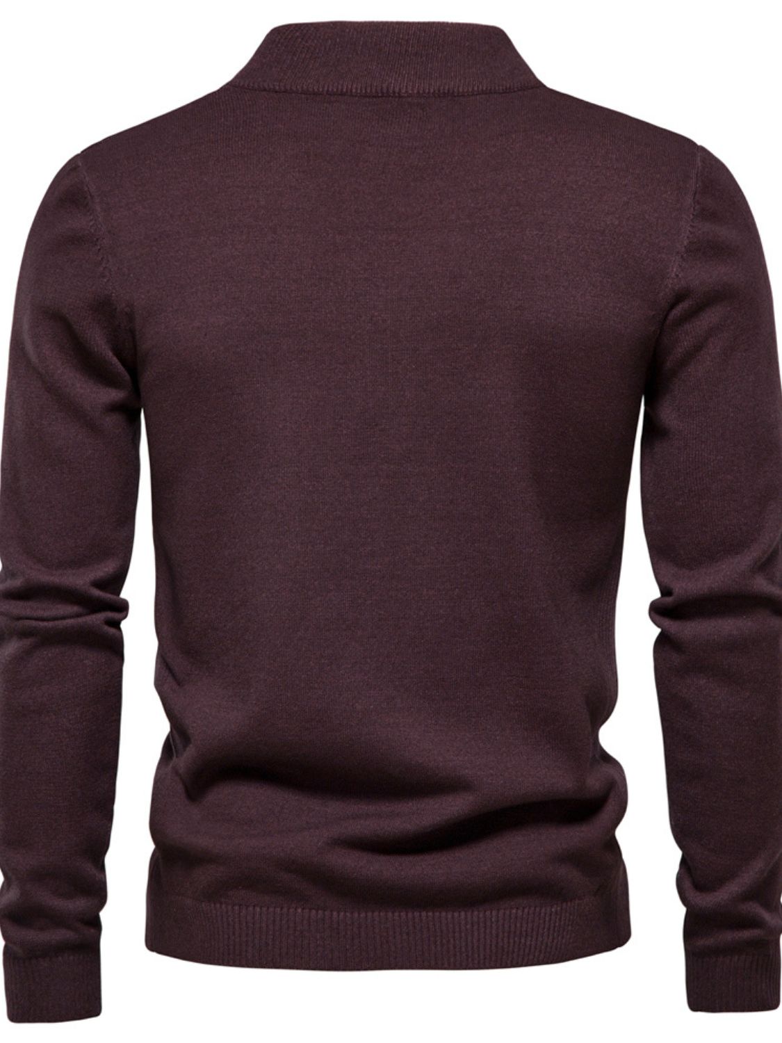 Men's Mock Neck Long Sleeve Sweater - Smart Shopper