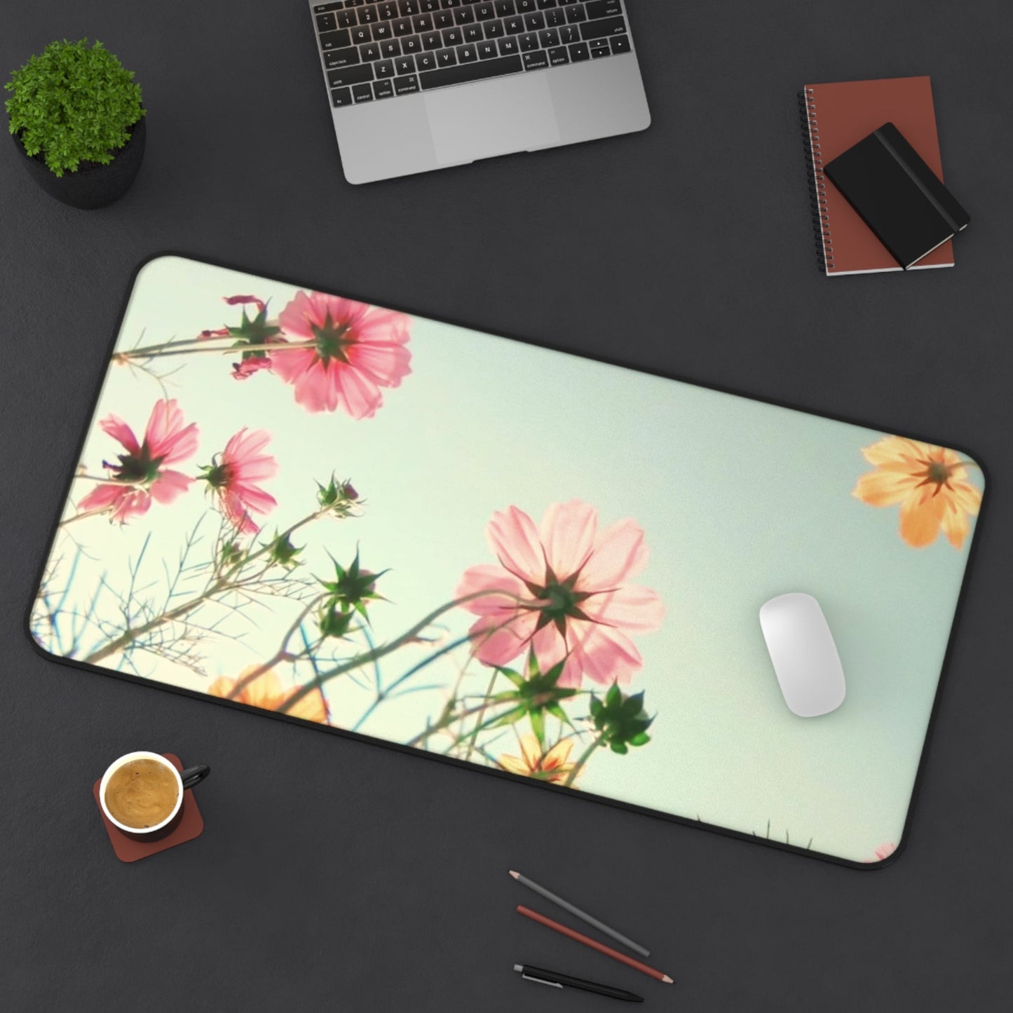 Flowers In The Field Desk Mat - Smart Shopper