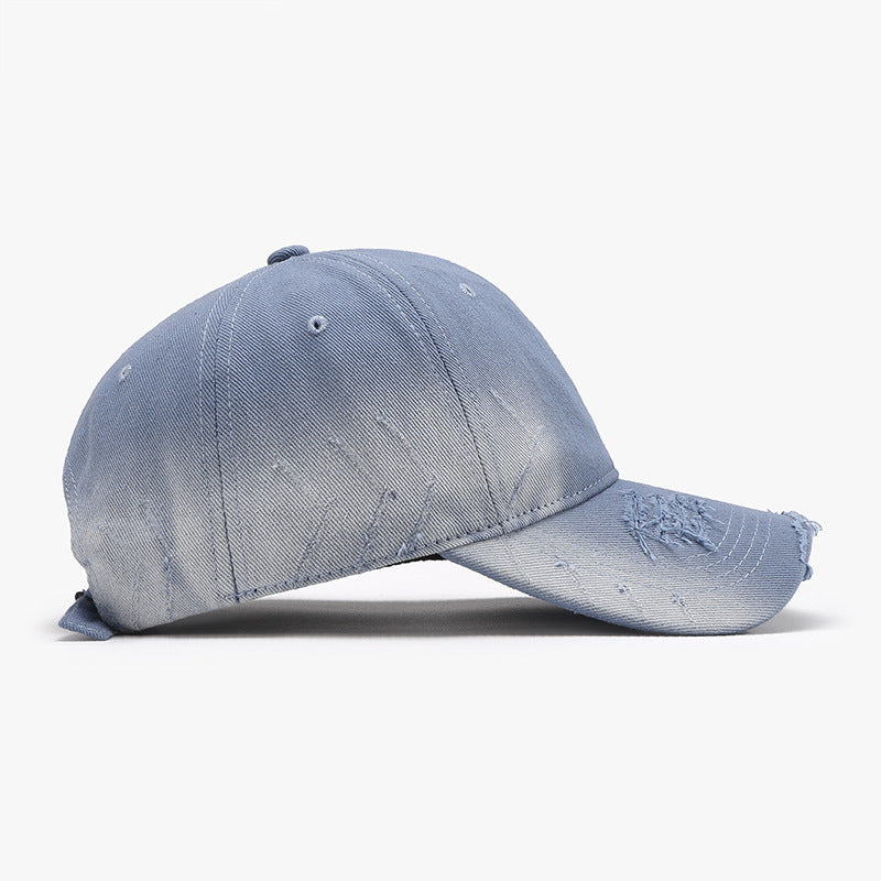 Distressed Adjustable Cotton Hat - Smart Shopper