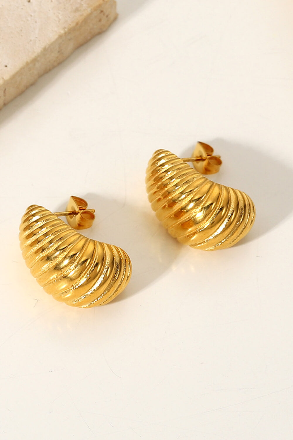 Shell Shore Spiral Stud Earrings - Smart Shopper