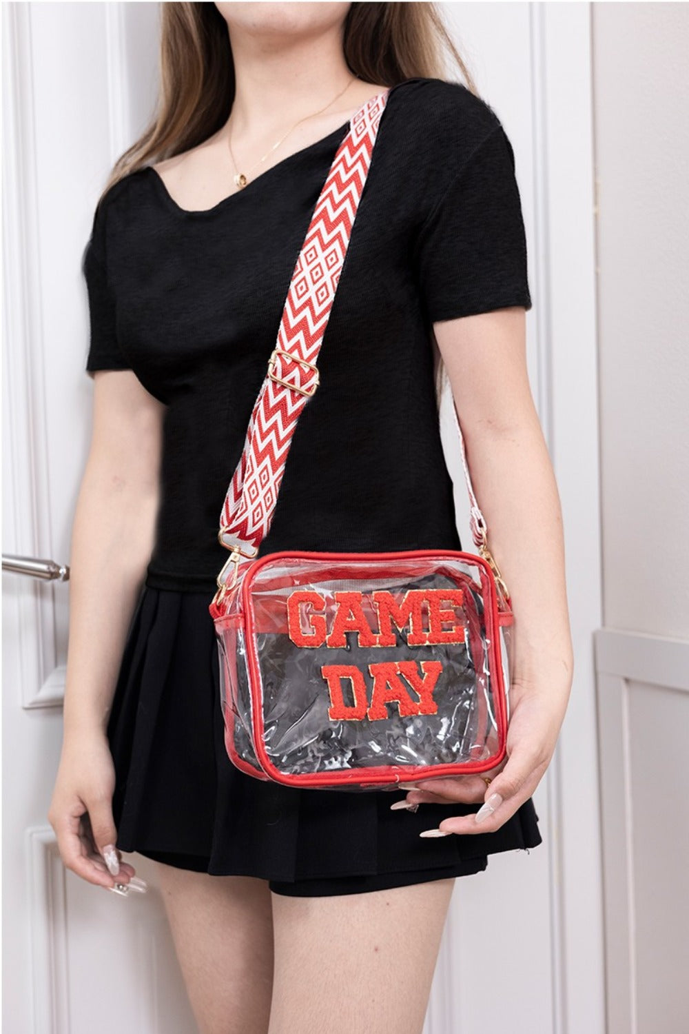 Zenana GAME DAY Stadium Approved Transparent Crossbody Bag - Smart Shopper