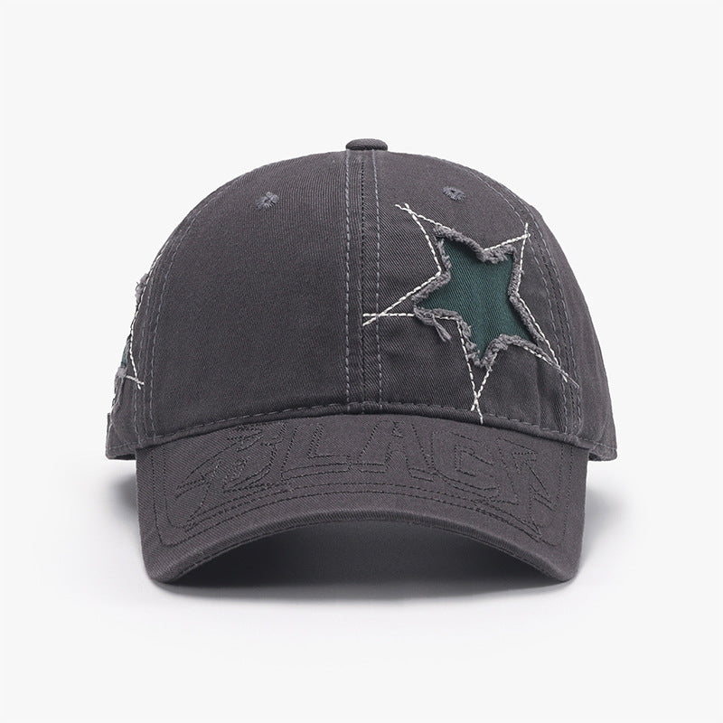 Adjustable Star Raw Hem Cap - Smart Shopper