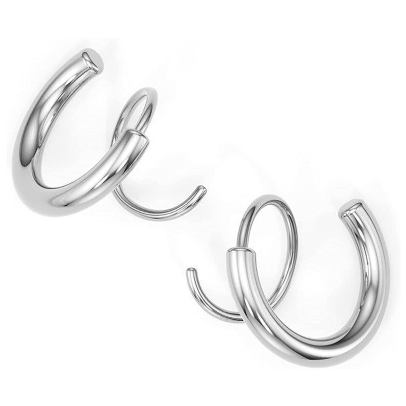 Stainless Steel Spiral Earrings - Smart Shopper