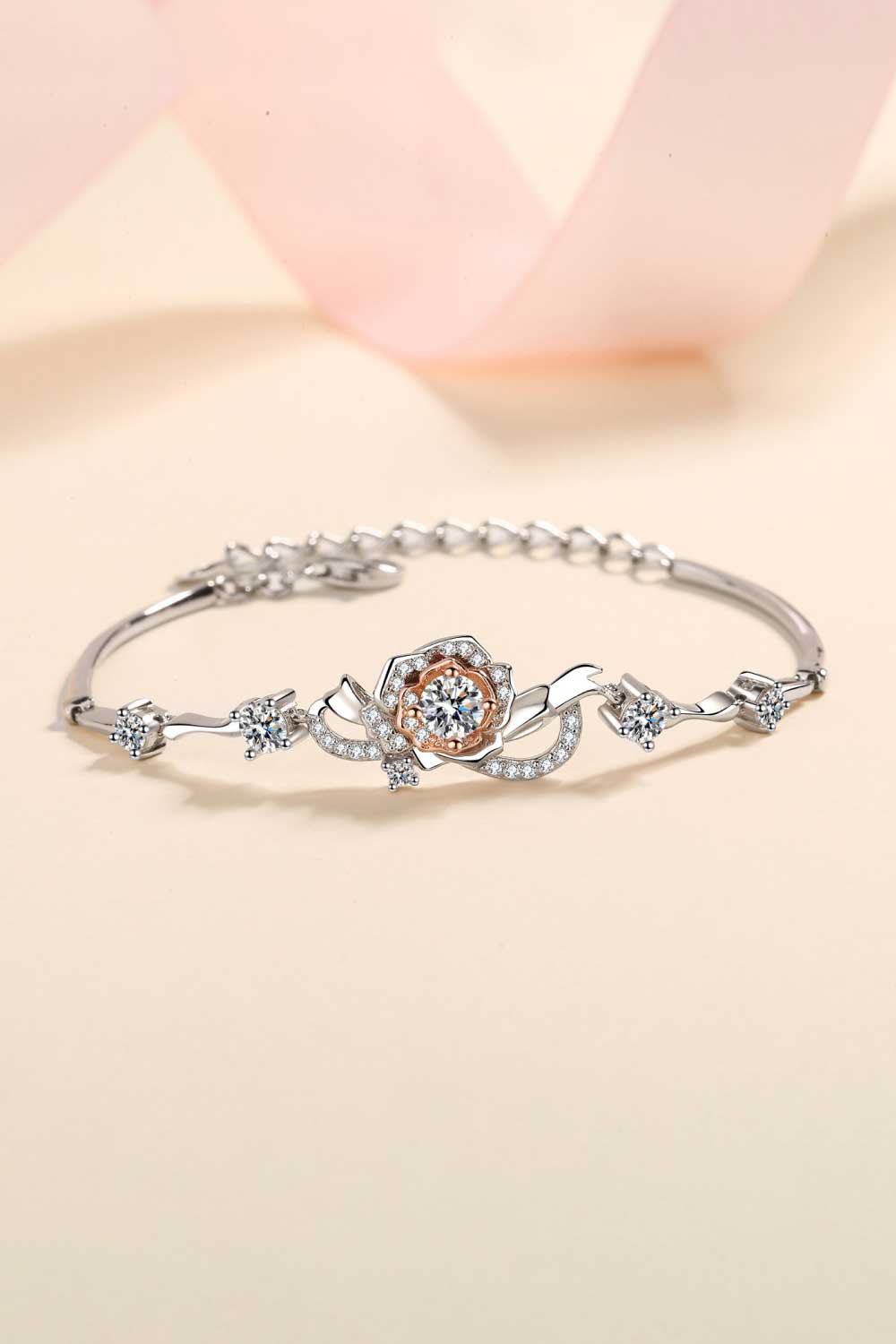 925 Sterling Silver Moissanite Bracelet - Smart Shopper