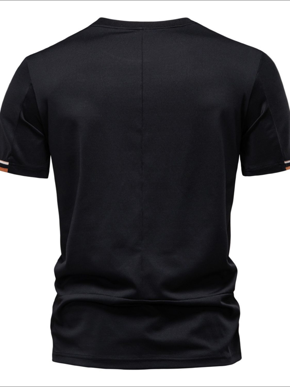 Men's Embroidered Round Neck T-Shirt - Smart Shopper