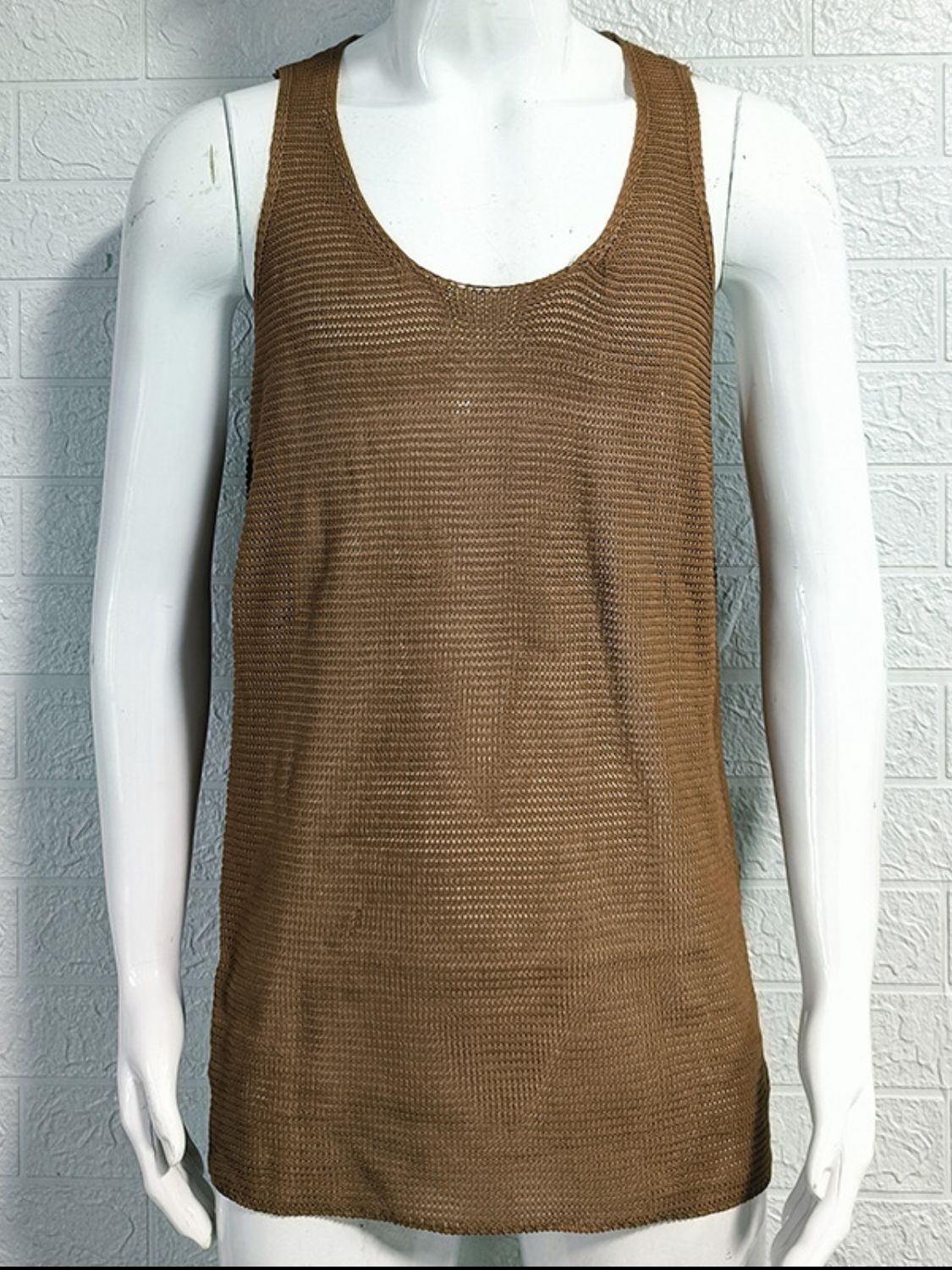 Men's Plus Size Scoop Neck Knit Tank - Smart Shopper