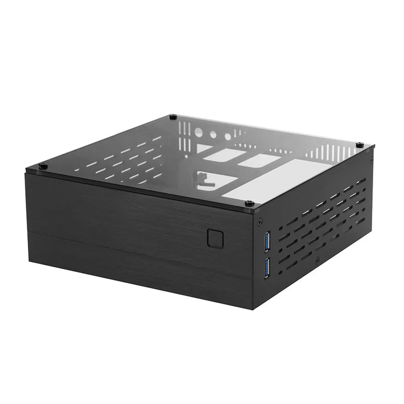 "HTPC ITX Mini Chassis | Aluminum & Steel Desktop Case for Gaming and PC Builds"