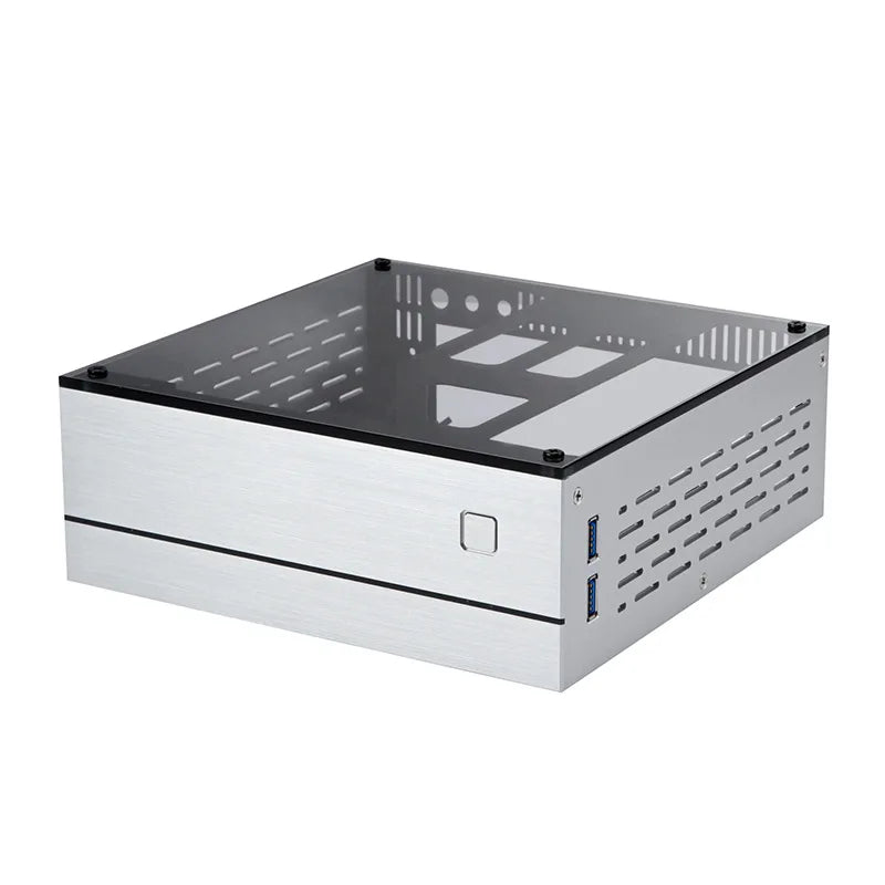 "HTPC ITX Mini Chassis | Aluminum & Steel Desktop Case for Gaming and PC Builds"