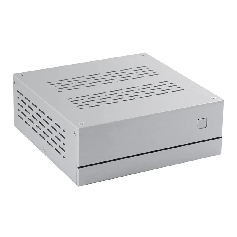 "HTPC ITX Mini Chassis | Aluminum & Steel Desktop Case for Gaming and PC Builds"