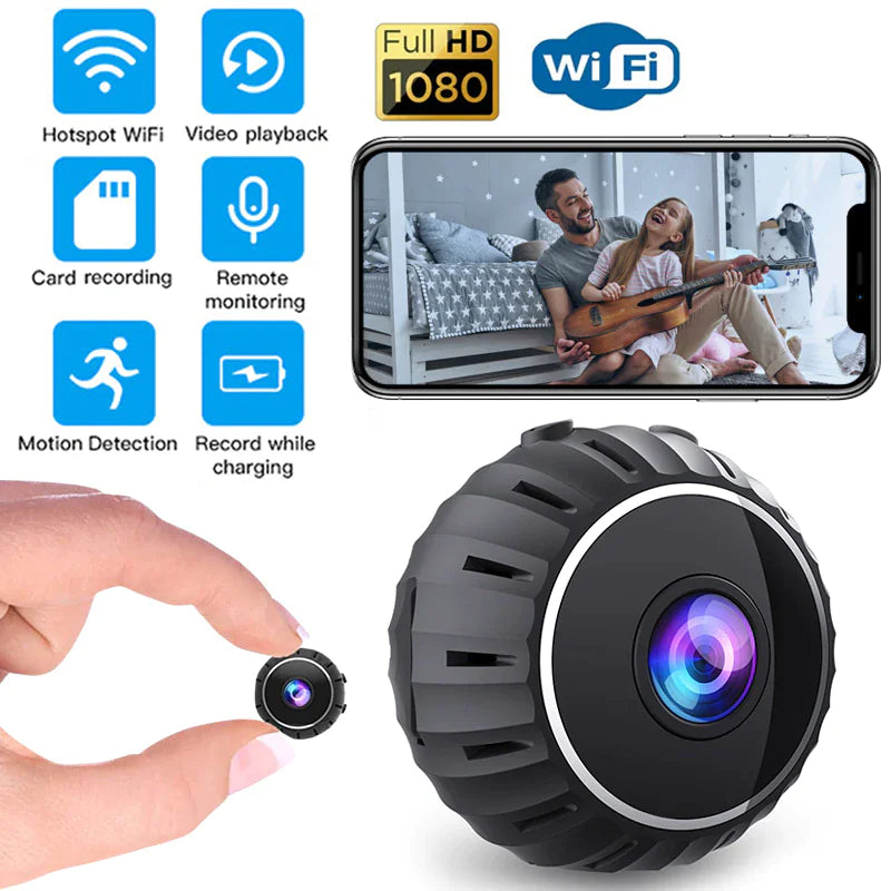 Compact Wireless Spy Cam HD 1080P WiFi DVR - Smart Shopper