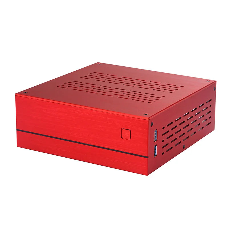 "HTPC ITX Mini Chassis | Aluminum & Steel Desktop Case for Gaming and PC Builds"