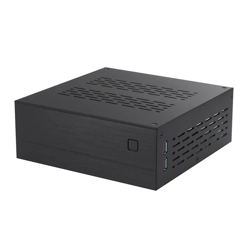 "HTPC ITX Mini Chassis | Aluminum & Steel Desktop Case for Gaming and PC Builds"