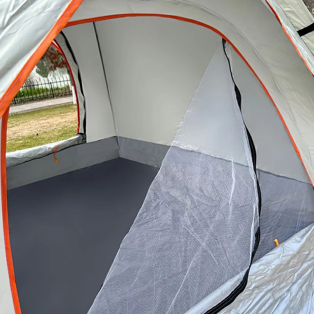 2-3 Camping Automatic Tent One Touch Double Camping Tent Waterproof Roof Top Tents Double Door Outdoor Beach Fish Shelter Tent