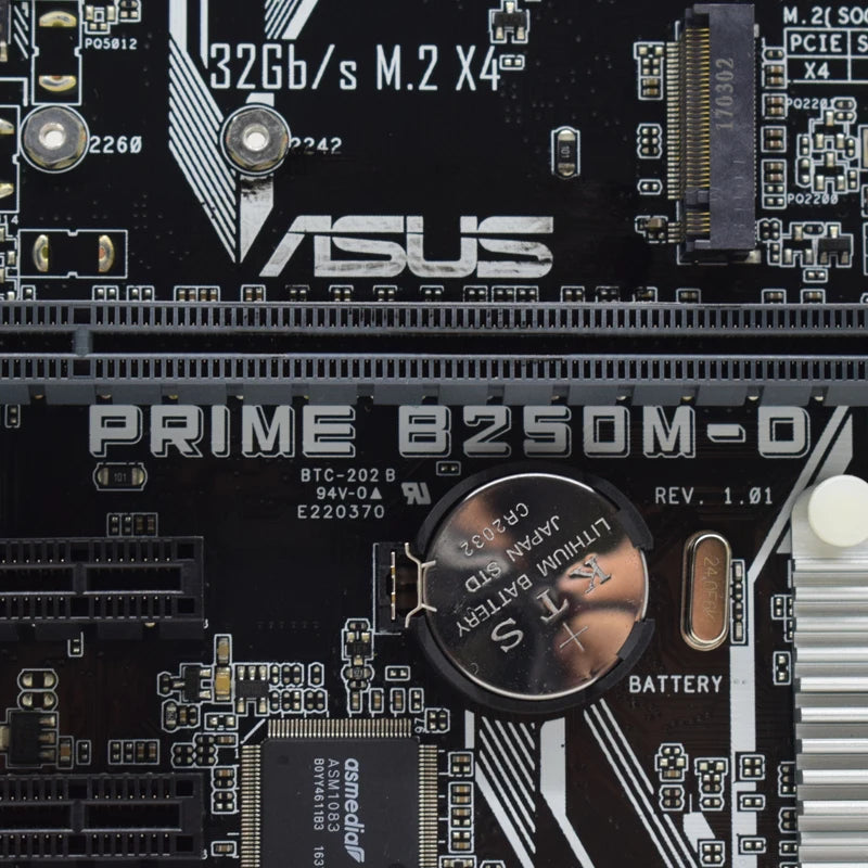 Asus PRIME B250M-D Motherboard Intel B250 LGA 1151 DDR4 32GB M.2 support Core i5-6500 G3930 7100 6400 6600 7500 6700 7700 G4560