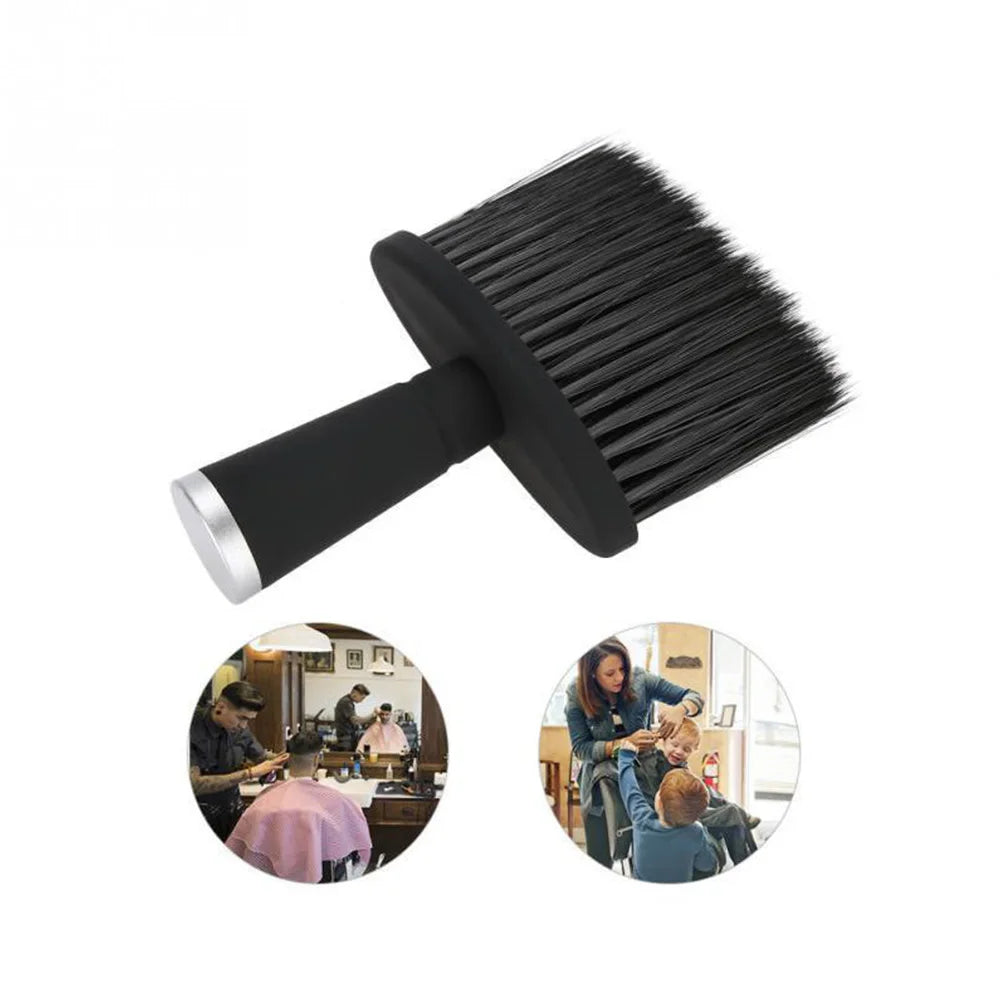 Professional Soft Hair Brush Neck Face Duster Hair Cutting Broken Hair Cleaning Brush for Barber Salon Hairdressing Styling Tool