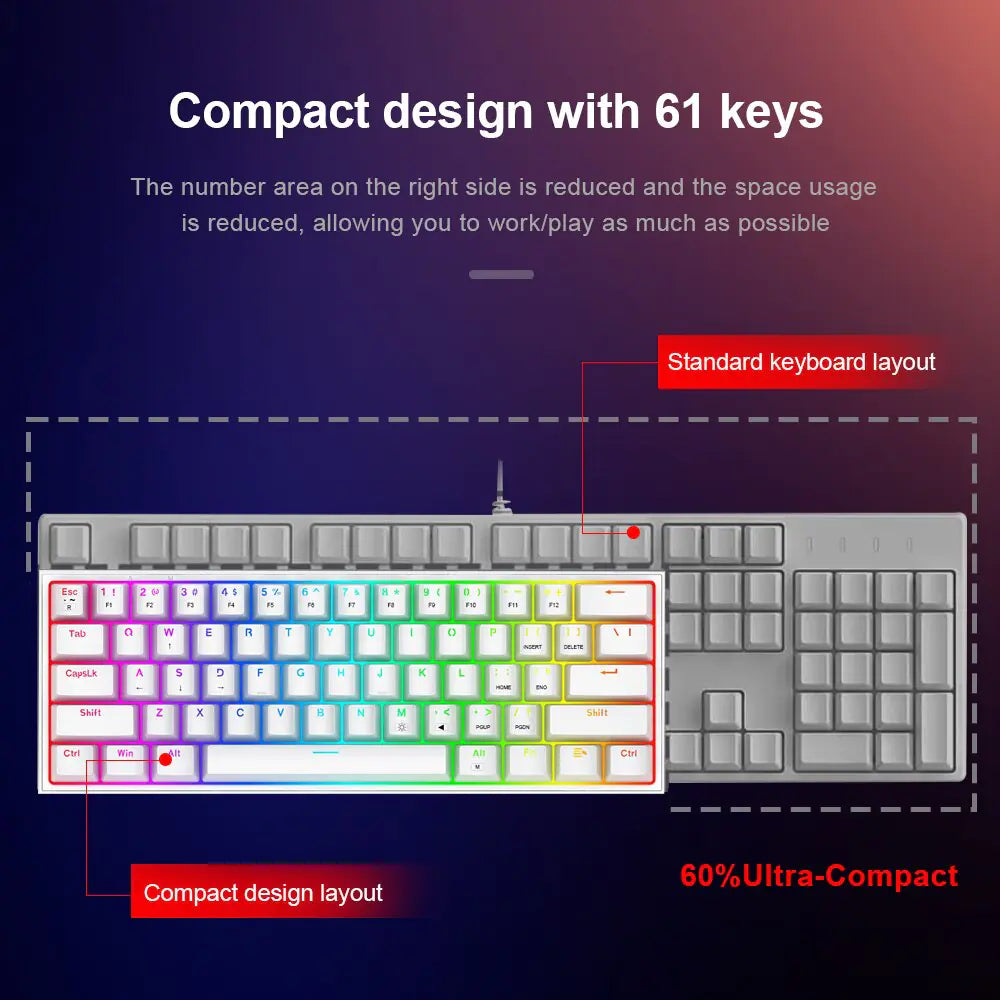 Compact Pro Gamer Keyboard - Smart Shopper