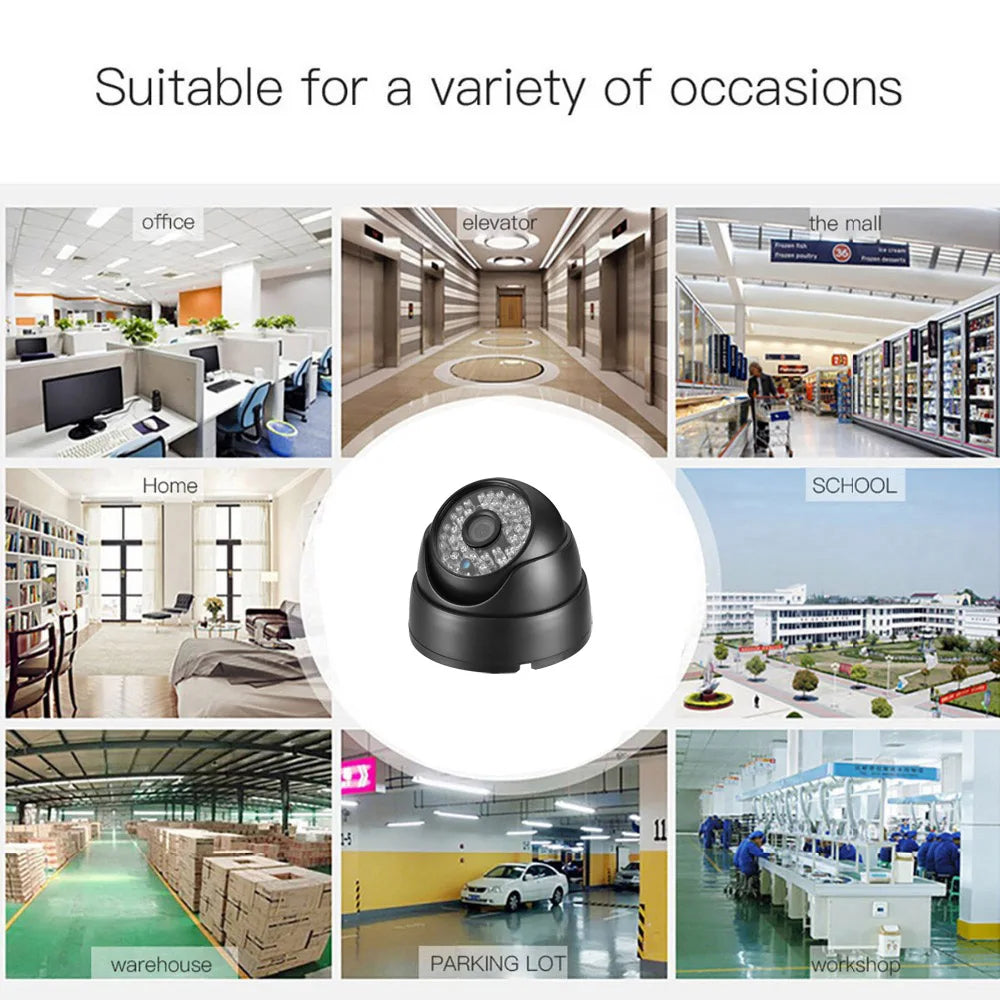 AZISHN HD 1080P AHD Video Surveillance Camera CCTV Camera 2.0MP DOME 24pcs IR Night Vision AHD Camera