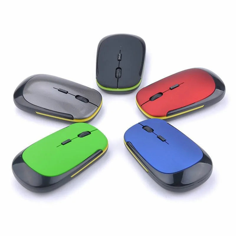 "Fashionable U-Shaped Wireless Mouse | 2.4GHz Optical Mouse with 1600DPI | Ideal for Computers & Laptops"