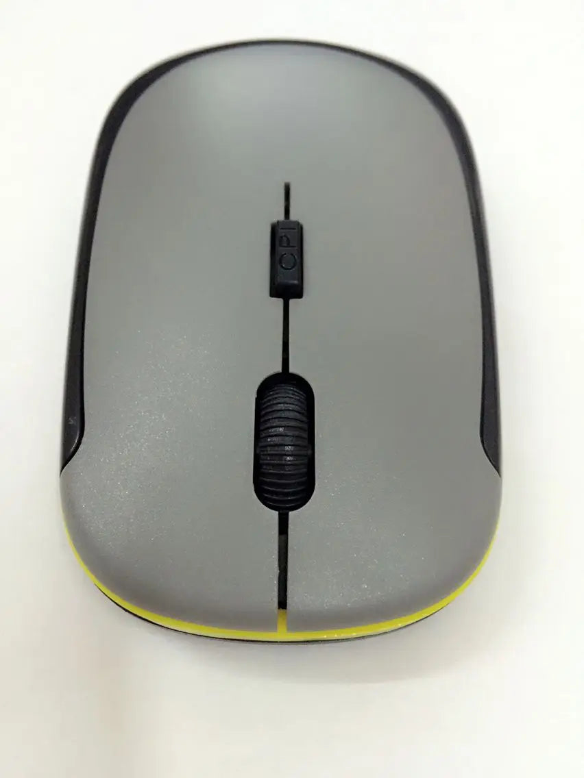 "Fashionable U-Shaped Wireless Mouse | 2.4GHz Optical Mouse with 1600DPI | Ideal for Computers & Laptops"