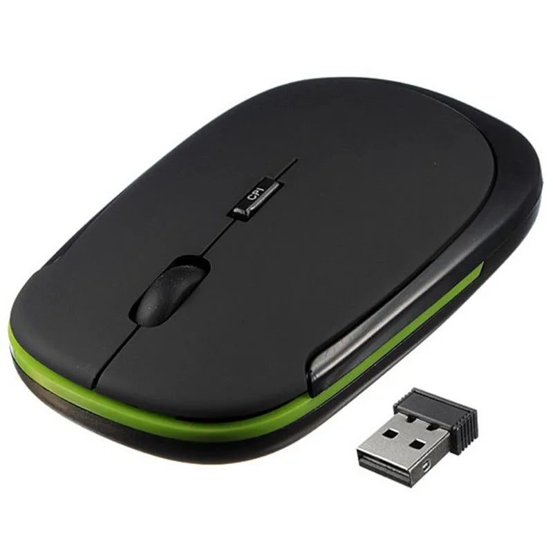 "Fashionable U-Shaped Wireless Mouse | 2.4GHz Optical Mouse with 1600DPI | Ideal for Computers & Laptops"