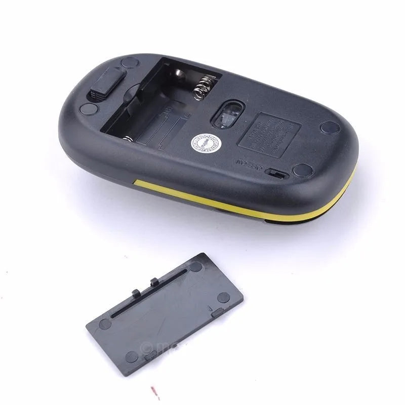 "Fashionable U-Shaped Wireless Mouse | 2.4GHz Optical Mouse with 1600DPI | Ideal for Computers & Laptops"