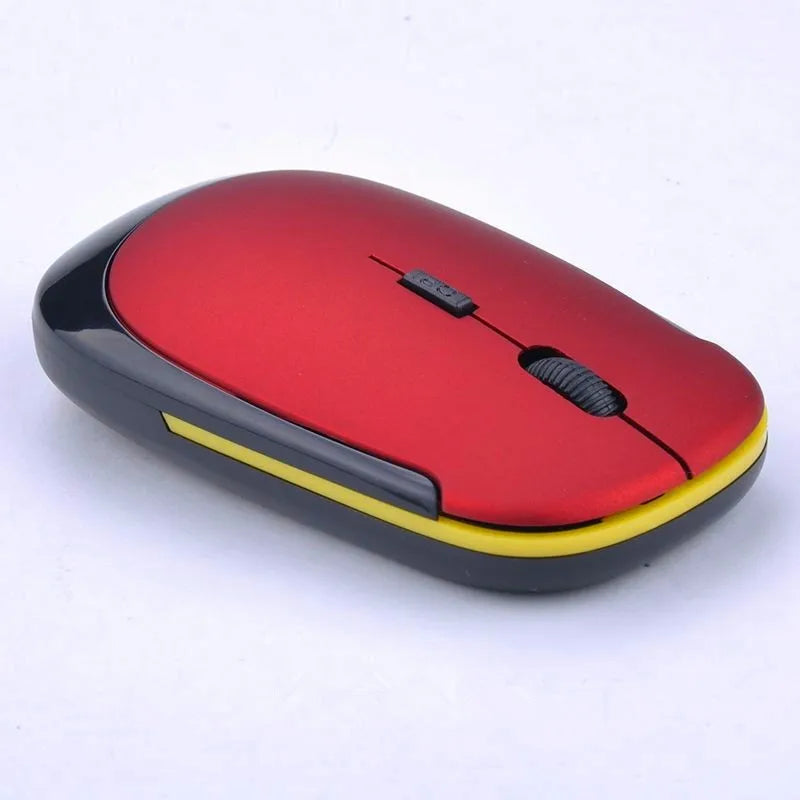 "Fashionable U-Shaped Wireless Mouse | 2.4GHz Optical Mouse with 1600DPI | Ideal for Computers & Laptops"