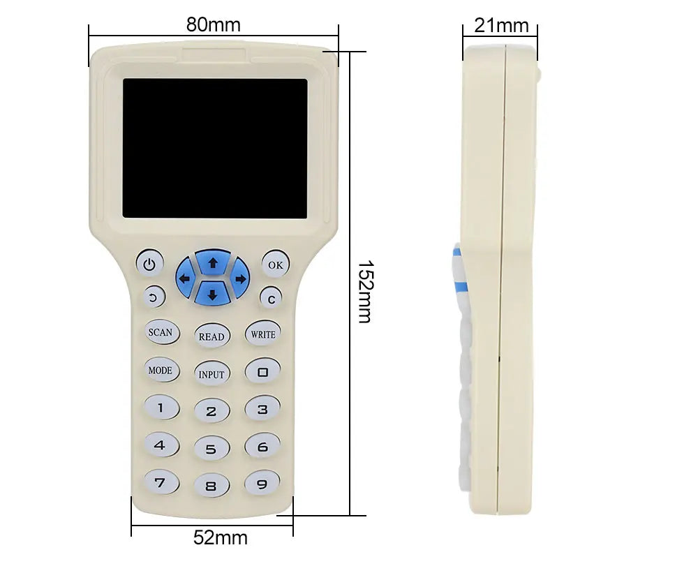 قارئ RFID وكاتب وناسخ بطاقات USB بتردد 10 125 كيلوهرتز و13.56 ميجاهرتز وفك تشفير وناسخ NFC ومبرمج بطاقات ذكية وبطاقات مفاتيح قابلة للكتابة