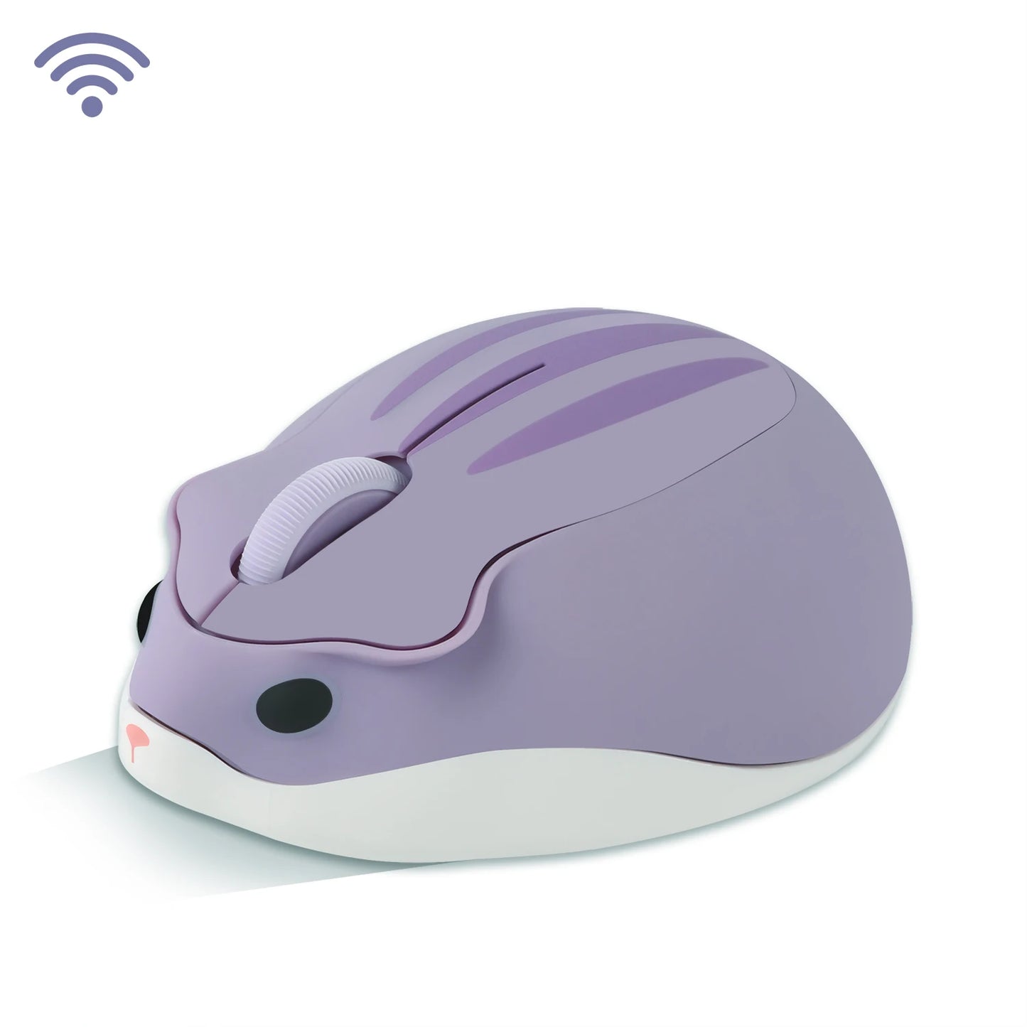 CHUYI 2.4G Wireless Optical Mouse Cute Hamster Cartoon Design Computer Mice Ergonomic Mini 3D Gaming Office Mouse Kid's Gift