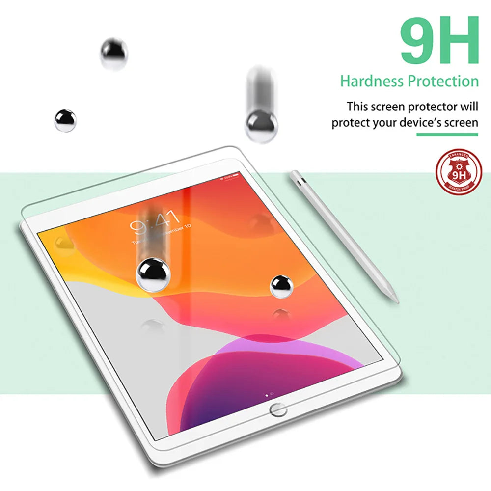 2Pcs Tempered Glass Screen Protector For Ipad Pro 13 12.9 11 6th M4 M2 Air 6 5 4 3 2 1 9th 10th Gen Mini 6 7 10.9 10.2 9.7 Film