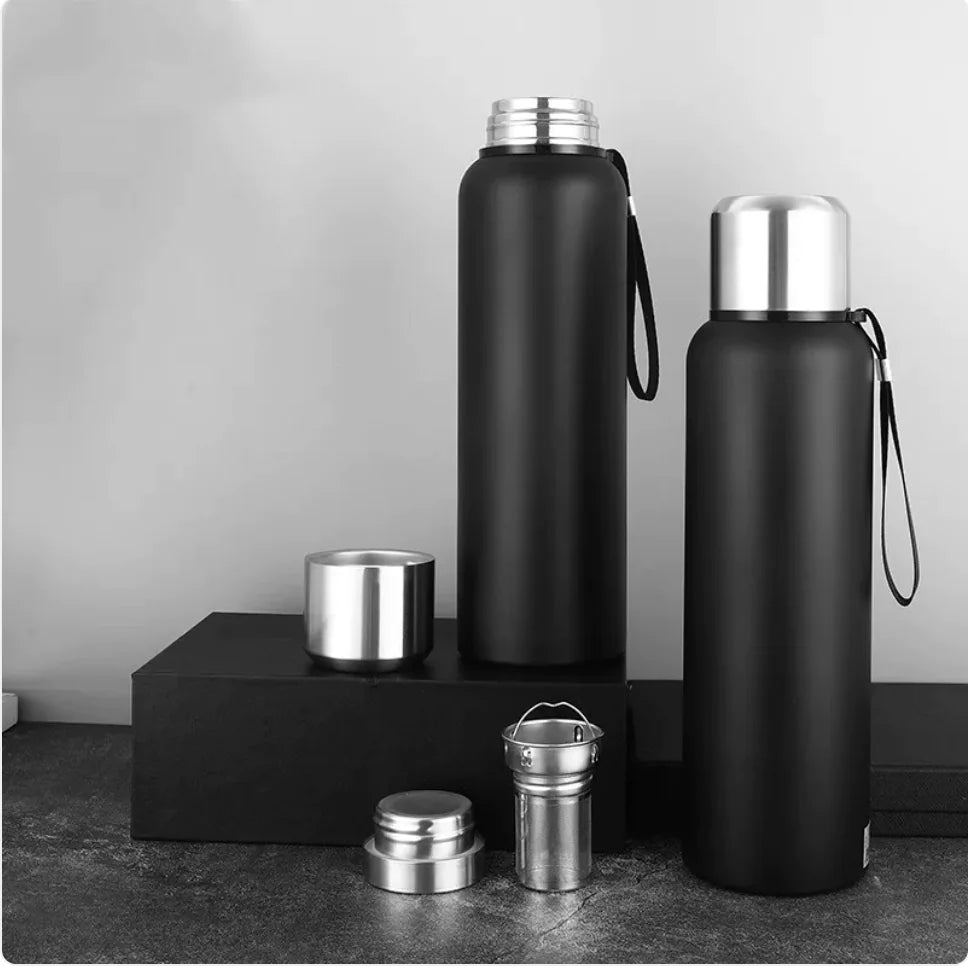 Dual-Wall Stainless Steel Thermos