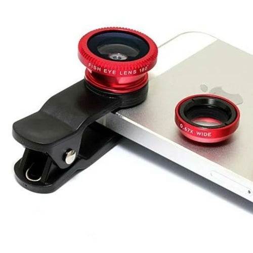 3-in-1 Universal Clip on Smartphone Camera Lens - 6 Colors - Smart Shopper