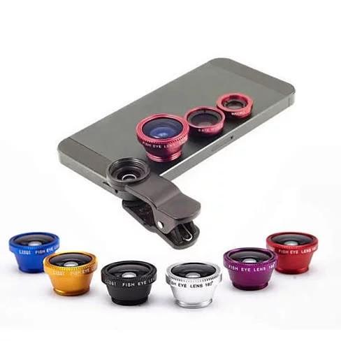 3-in-1 Universal Clip on Smartphone Camera Lens - 6 Colors - Smart Shopper