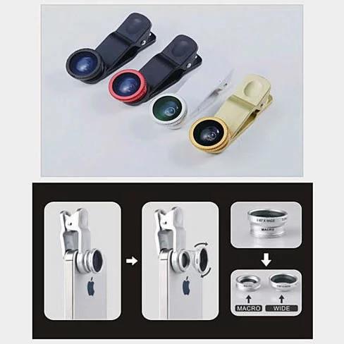 3-in-1 Universal Clip on Smartphone Camera Lens - 6 Colors - Smart Shopper