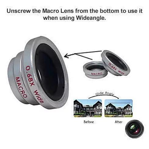 3-in-1 Universal Clip on Smartphone Camera Lens - 6 Colors - Smart Shopper