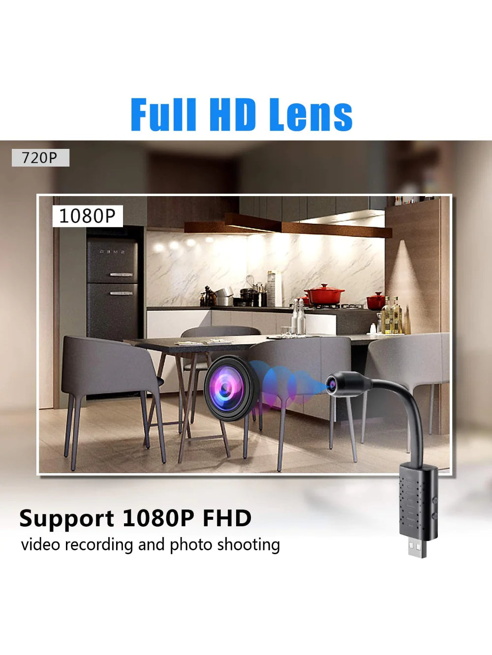 Compact WiFi Spy Cam HD 1080P with Night Vision - Smart Shopper