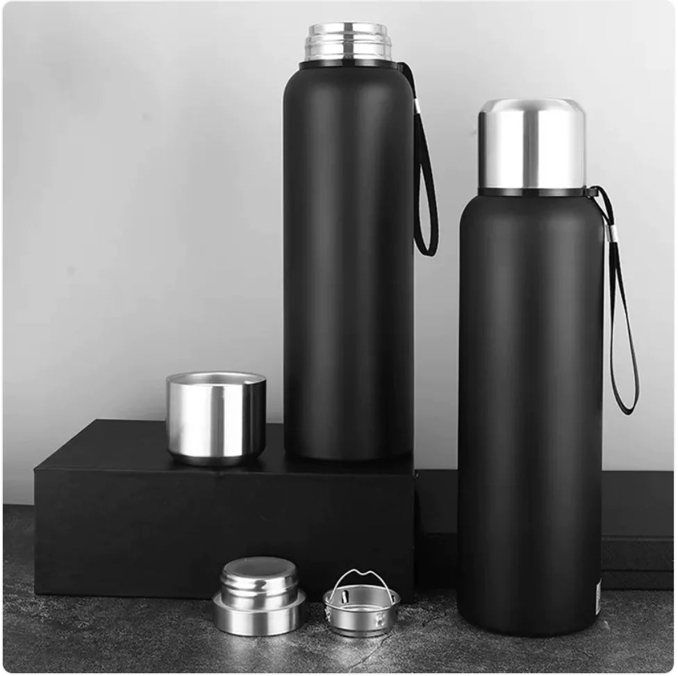 Dual-Wall Stainless Steel Thermos - Smart Shopper