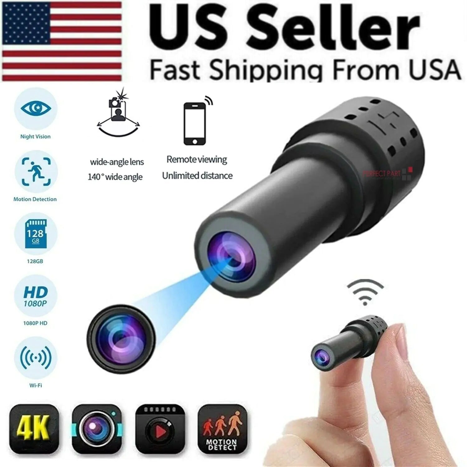 Stealth 4K WiFi Mini Spy Camera - Smart Shopper