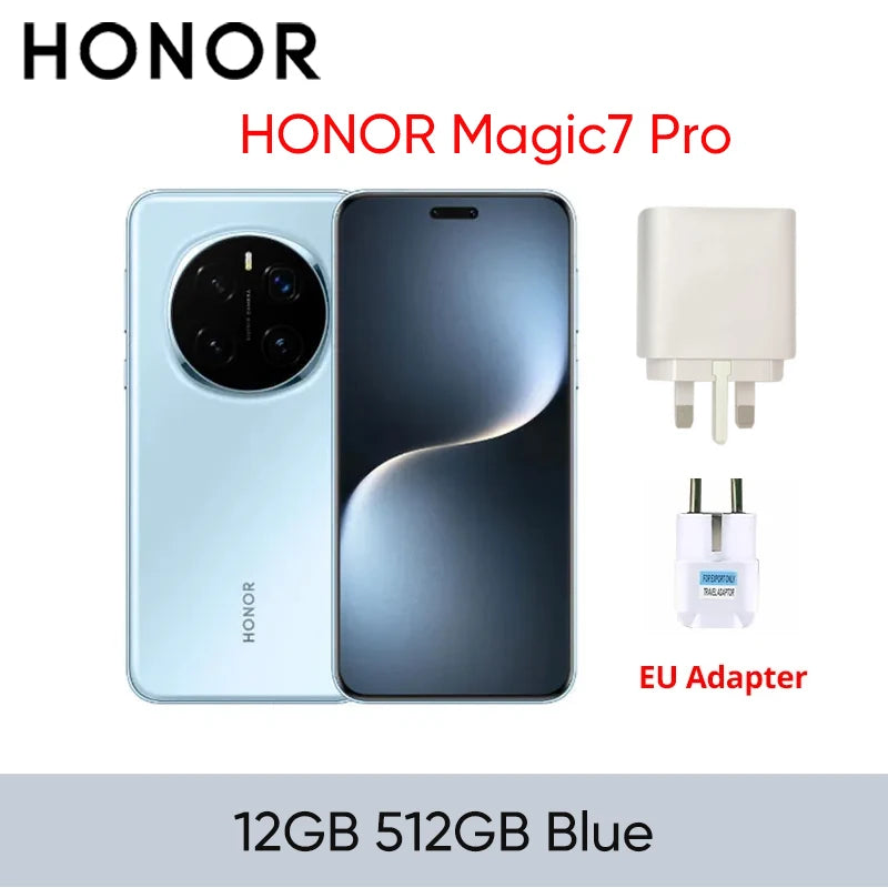 2025 NEW HONOR Magic7 Pro 5G Smartphone Snapdragon 8 Elite 6.8''120Hz LTPO Display 100W Charge Global Version HONOR Magic 7 Pro