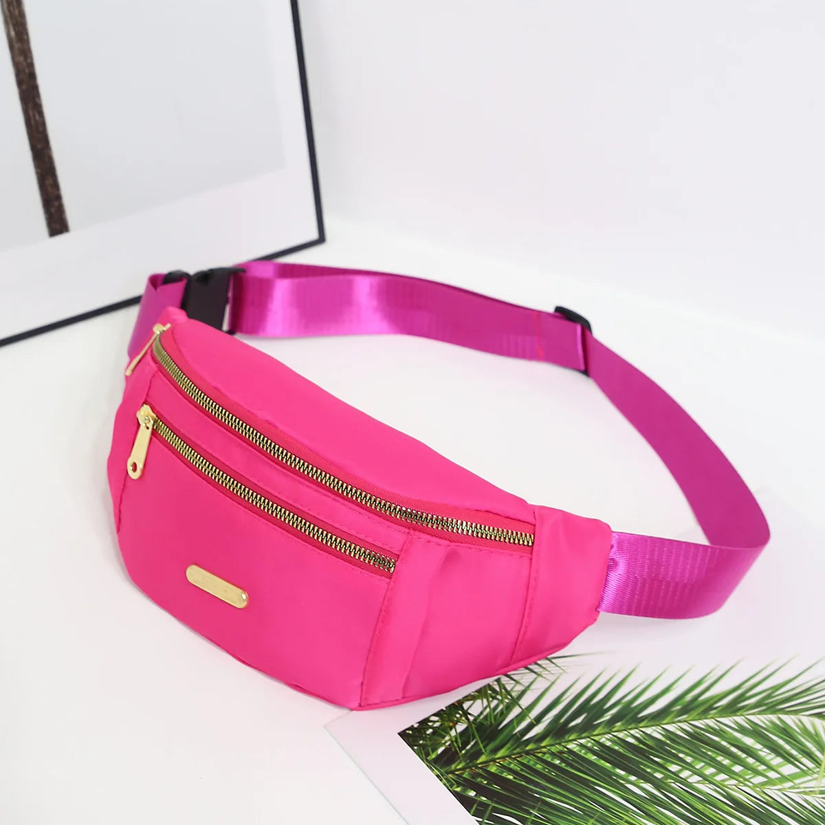 Fanny Packs for Women Men Belt Bag Fashion Waist Packs Lightweight Crossbody Bags Bum Bag for Running Hiking Travel Workout