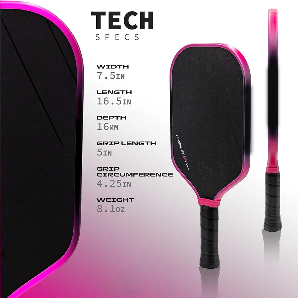 2025  MAGNUS 3S EVA Foam Fill 14mm Thickness GEN3 Core Thermoformed T700 Carbon Fiber Rackets Pickleball Paddle