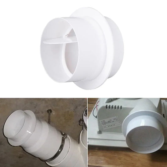 Circular Duct Choke Return Air Baffle Ventilation Duct One-Way Suspended Ceiling Wall Toilet Range Hood And Flue Check Valve