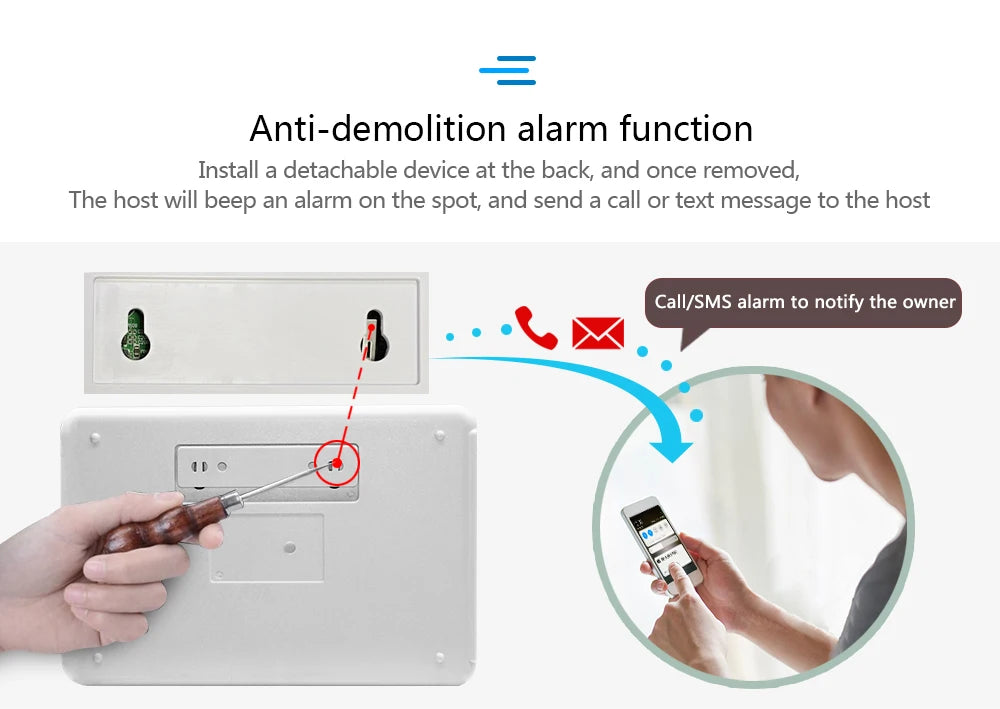 4G GSM Wifi Wireless Home Alarm System Tuya Smart Home Child Safety protection Camera Anti-theft Smart Life App Works with ALexa