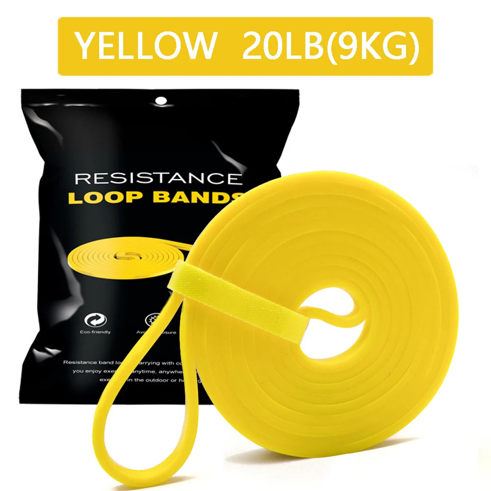 20~230lbs Heavy-Duty Resistance Band Agility Training Workout Gym Equipment Yoga Pilates Accessories Rubber Band Home Gym