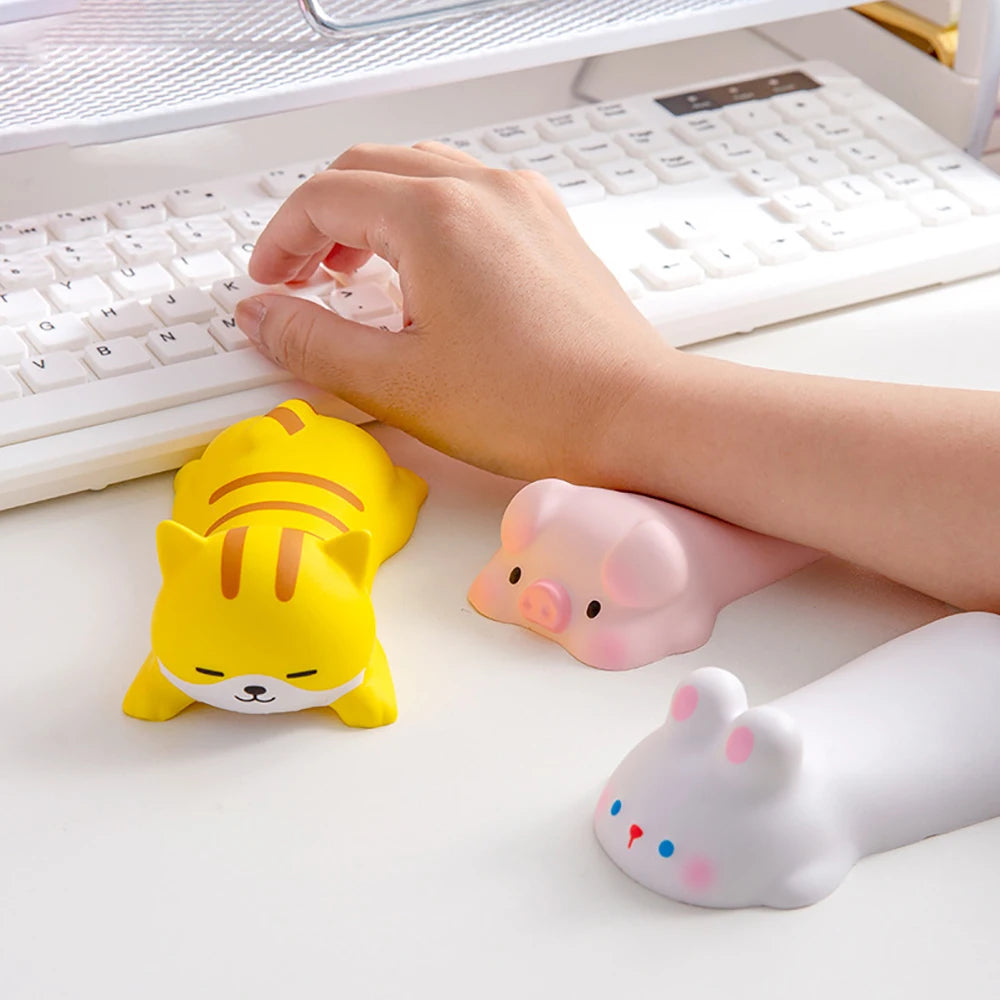 New Cute Panda Wrist Rest Support For Mouse Pad Computer Laptop Arm Rest For Desk Ergonomic Kawaii Slow Rising Squishy Toys 1PC