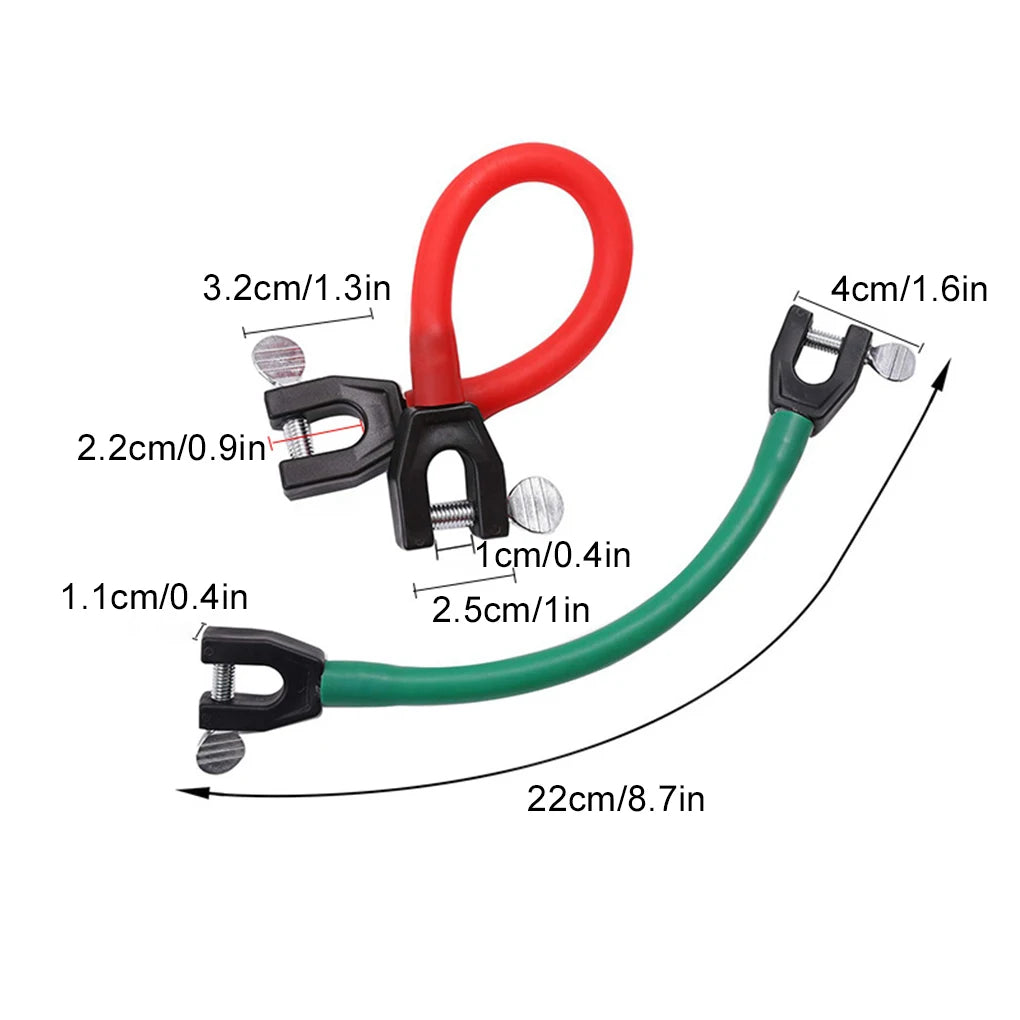 Ski Training Aid For Beginners Stay On Course With Tip Connector Ski Tip Connector Helps Beginners red