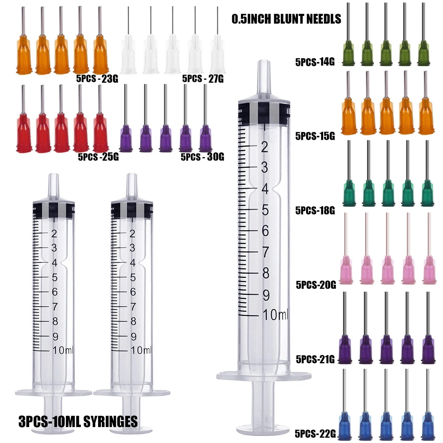 "1 Set Tip Applicator Bottles | Measuring & Watering Tools for Science Labs, Pets, Students, & Glue Applications"