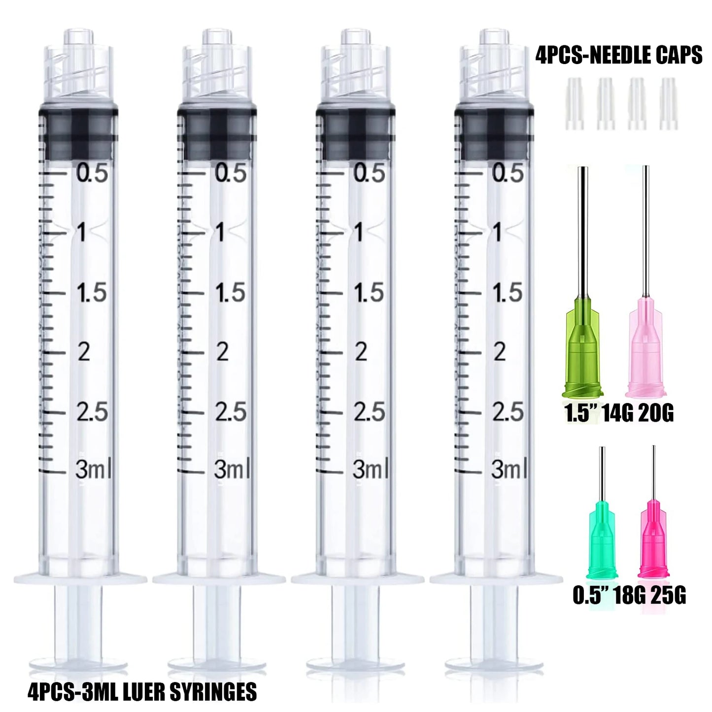 "1 Set Tip Applicator Bottles | Measuring & Watering Tools for Science Labs, Pets, Students, & Glue Applications"